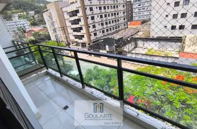 Apartamento com sacada, 3 dormitórios sendo 2 suítes climatizadas, lazer no condomínio, lado bairro na praia da enseada-guarujá/sp
