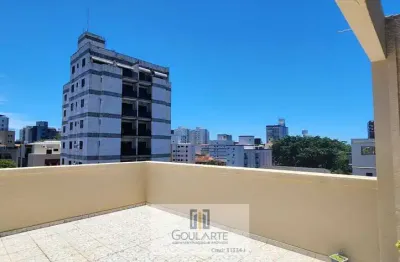 Apartamento cobertura com sacada gourmet, 3 dormitórios sendo 1 suíte, na praia das astúrias-guarujá/sp