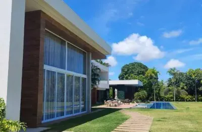 Casa com 5 dormitórios à venda, 1800 m² por r$ 30.000.000,00 - jardim do jockey - lauro de freitas/ba