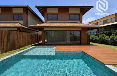 Bangalô com 4 dormitórios à venda, 200 m² por r$ 4.000.000,00 - itacimirim (monte gordo) - camaçari/ba