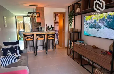 Village com 2 dormitórios à venda, 70 m² por r$ 800.000,00 - itacimirim - camaçari/ba