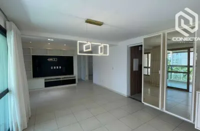 Apartamento com 3 dormitórios à venda, 144 m² por r$ 2.030.000,00 - alphaville i - salvador/ba
