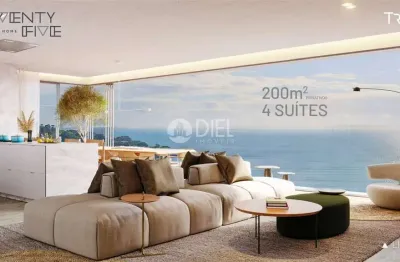 Apartamento com 4 suítes em itapema-sc quadra mar, centro, itapema - sc