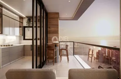 2ª quadra mar com 3 suítes e 2 vagas na meia praia, meia praia, itapema - sc