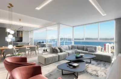 Apartamento alto padrão com 4 suítes em itapema-sc, meia praia, itapema - sc