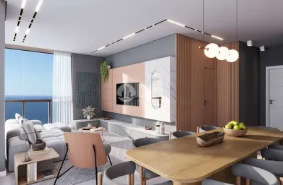 Apartamento com 3 dormitórios, meia praia, itapema - sc