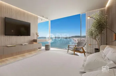 Apartamento com 5 suítes- frente ao mar!, meia praia, itapema - sc