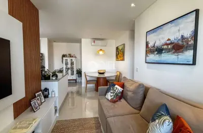 Apartamento mobiliado no litoral 2 suítes, 2 vagas, meia praia, itapema - sc