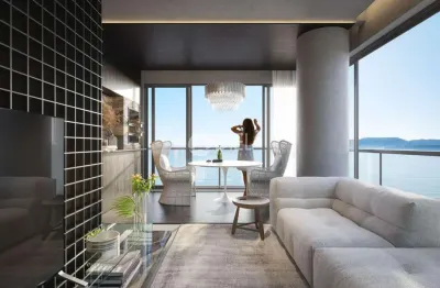 Apartamento quadra mar com 4 suítes em itapema-sc, meia praia, itapema - sc