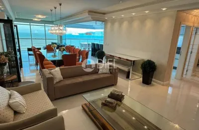 Apto mobiliado com 4 suítes e 3 vagas de garagem!, meia praia, itapema - sc