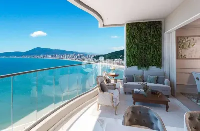 Apto vista mar com 4 suítes e 3 vagas!, canto da praia, itapema - sc