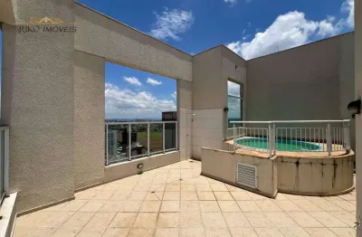 Apartamento cobertura duplex - jardim aquarius - residencial sky house club residence - 260m² - 4 suítes.