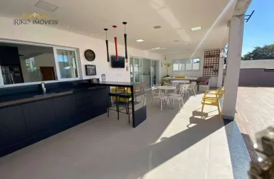 Casa com 5 dormitórios, 580 m² - venda por r$ 2.450.000,00 ou aluguel por r$ 12.960,00/mês - residencial recanto santa bárbara - jambeiro/sp