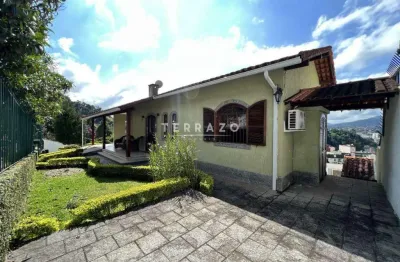 Excelente casa com 4 quartos no panorama por r$ 990.000 - teresópolis/rj - cod 3426