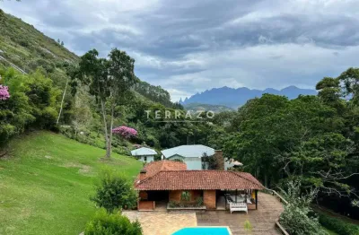 Casa em condomínio à venda, 5 quartos, 5 suítes, 2 vagas, albuquerque - teresópolis/rj