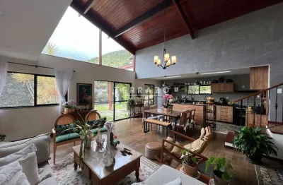 Casa em condomínio à venda, 3 quartos, 1 suíte, 3 vagas, albuquerque - teresópolis/rj