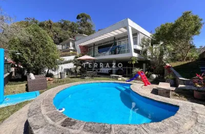 Casa à venda, 4 quartos, 2 suítes, 3 vagas, tijuca - teresópolis/rj