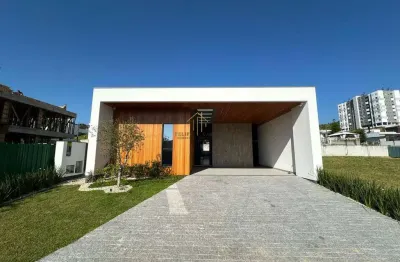 Casa térrea com 3 suítes no condomínio reserva da pedra