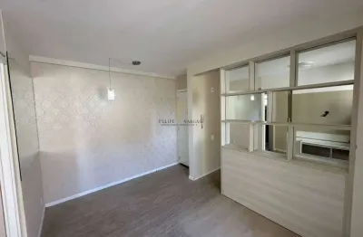 Apartamento mobiliado 2 dormitórios com closet no condomínio via cambirela