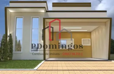 Casa térrea  início de obra  á venda no condomínio terras da estância - paulínia