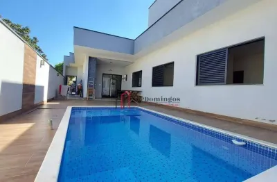 Casa térrea - com piscina - residencial jardim de mônaco - hortolândia