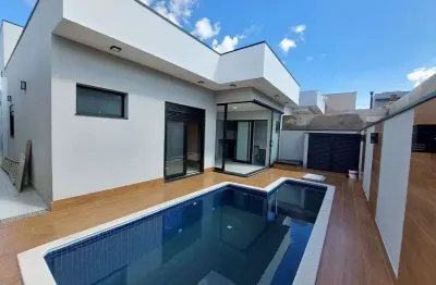 Casa térrea - alto padrão com piscina - residencial real park - sumaré