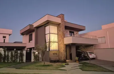 Sobrado imponente - 3 suítes com piscina e fotovoltaíca - condomínio residencial yucatan - paulínia