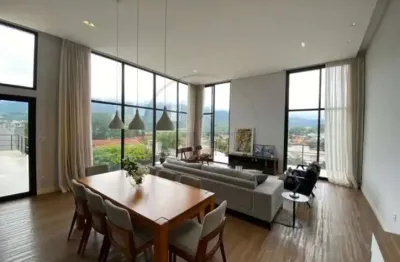 Espetacular casa à venda em atibaia-sp, vila petrópolis: 5 quartos, 3 suítes, 2 salas,  395m².