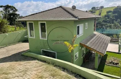 Chácara em condomínio: 5 quartos, 1 suíte, 2 salas, 3 banheiros, 4 vagas, 350m² em atibaia-sp