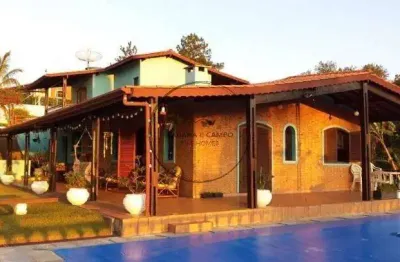 Chácara em condomínio no portão, atibaia: 4 quartos, 5 banheiros