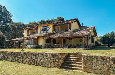Chácara de luxo à venda em piracaia - acesso e vista para represa