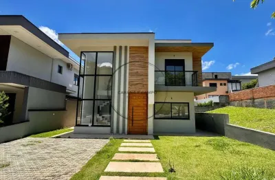 Casa à venda no condomínio de alto padrão terras de atibaia i - atibaia