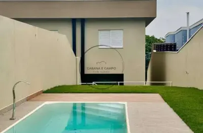 Sobrado novo à venda com 03 suítes e piscina - jd. paulista atibaia