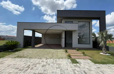 Casa térrea à venda em condomínio fechado portal lamis em atibaia