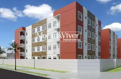 Apartamento para venda em são josé dos pinhais, cidade jardim, 2 dormitórios, 1 banheiro, 1 vaga