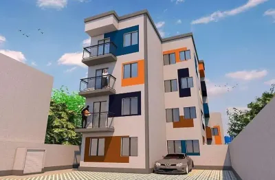 Apartamento para venda em são josé dos pinhais, três marias, 2 dormitórios, 1 banheiro, 1 vaga