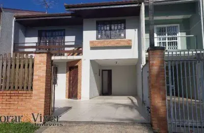 Sobrado para venda em pinhais, pineville, 3 dormitórios, 1 suíte, 2 banheiros, 2 vagas