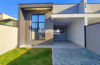 Casa para venda em são josé dos pinhais, cruzeiro, 3 dormitórios, 1 suíte, 2 banheiros, 2 vagas