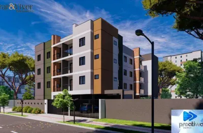 Apartamento para venda em são josé dos pinhais, parque da fonte, 2 dormitórios, 1 suíte, 2 banheiros, 1 vaga