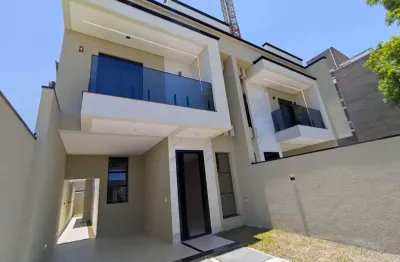 Sobrado para venda em são josé dos pinhais, boneca do iguaçu, 3 dormitórios, 3 suítes, 4 banheiros, 2 vagas