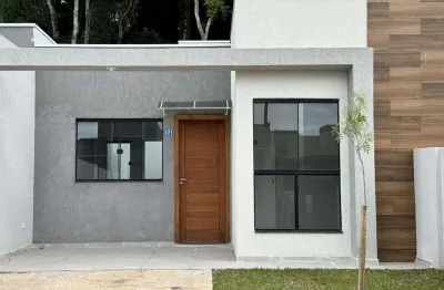 Casa para venda em fazenda rio grande, gralha azul, 3 dormitórios, 1 banheiro, 1 vaga