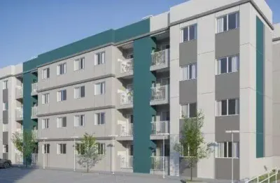 Apartamento para venda em pinhais, jardim amélia, 2 dormitórios, 1 banheiro, 1 vaga