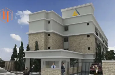 Apartamento garden para venda em são josé dos pinhais, cidade jardim, 2 dormitórios, 1 banheiro, 1 vaga