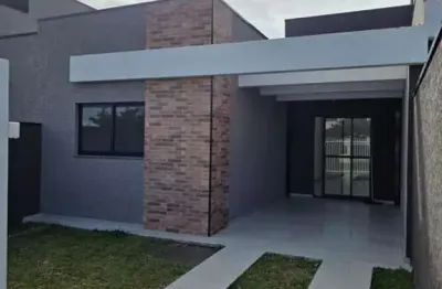 Casa para venda em araucária, porto das laranjeiras, 3 dormitórios, 1 suíte, 2 banheiros, 2 vagas