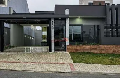 Casa de luxo com 198m² à venda em araucária - próximo ao parque cachoeira