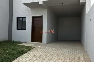 Casa com 3 quartos à venda na rua judite brunato cantador, costeira, araucária, 101 m2 por r$ 547.277