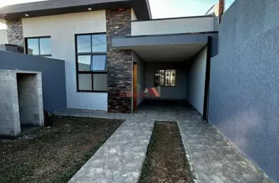 Casa com 3 quartos à venda na rua lindolfo luiz boell, tindiquera, araucária, 86 m2 por r$ 650.000