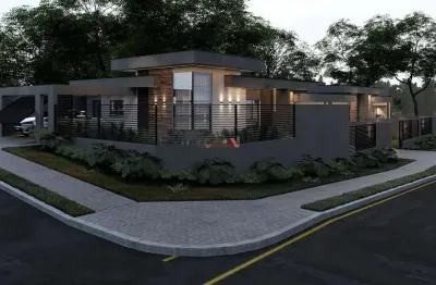 Casa com 3 quartos à venda na rua tibagi, iguaçu, araucária, 72 m2 por r$ 450.000