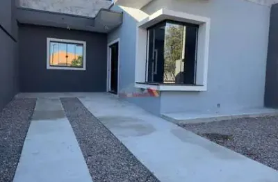 Casa com 3 quartos à venda na rua joel neves, tindiquera, araucária, 66 m2 por r$ 490.000