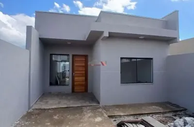 Casa com 3 quartos à venda na rua maria luiza charvet, costeira, araucária, 52 m2 por r$ 390.000